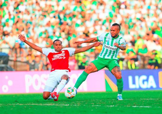 Imágenes de la derrota de Nacional con Santa Fe en el Atanasio. FOTO CAMILO SUÁREZ