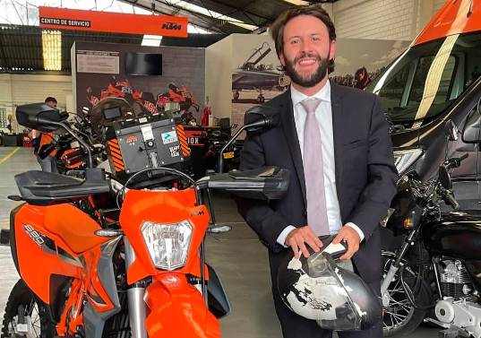 Jean Claude Bossard fue asesinado a los 29 años, cuando trató de oponerse a un atraco en Bogotá. Era un fanático de los deportes a motor, en especial de las motocicletas, y solía participar en rodadas. <b><span class="mln_uppercase_mln"> </span></b>FOTO<b><span class="mln_uppercase_mln"> cortesía</span></b>