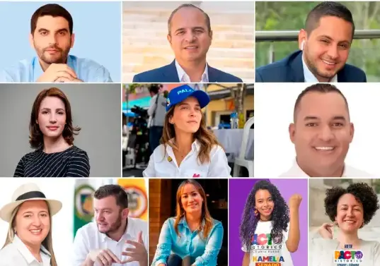 Arriba: Hernán Cadavid, Juan Espinal y Esteban Quintero; en el centro: Julia Correa, María Clara Posada y Daniel Restrepo; abajo: María Eugenia Lopera, Santiago Montoya, Carolina Corcho, Kamelia Zuluaga Navarro e Isabel Zuleta. FOTO EL COLOMBIANO Y CORTESÍA