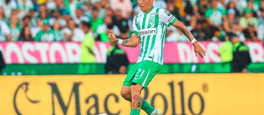 Jorman Campuzano, ficha clave de Nacional en el actual proceso. FOTO CAMILO SUÁREZ