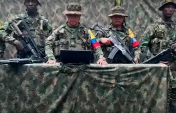 El frente Carlos Patiño del Estado Mayor Central de las Farc (EMC) provee de cocaína a la Familia Michoacana, según fuentes militares. IMAGEN TOMADA DE VIDEO.