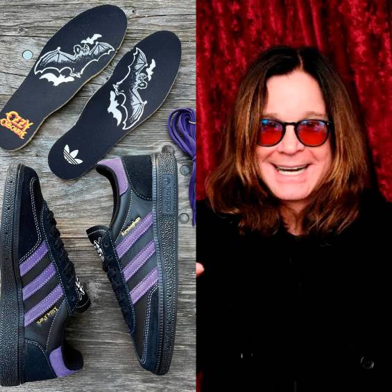 Este es el modelo que diseñó adidas en homenaje a Ozzy Osbourne FOTO GETTY Y JOE LING