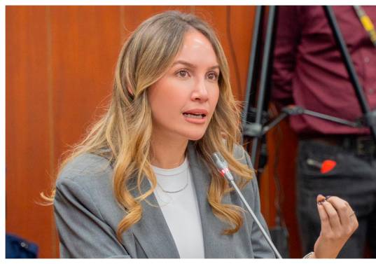 Castañeda gozaba de medidas cautelares y tenía derecho al voto ante la sanción de Cambio Radical; sin embargo, la resolución del CNE echó al traste esa medida. FOTO: X @AnyMarCas