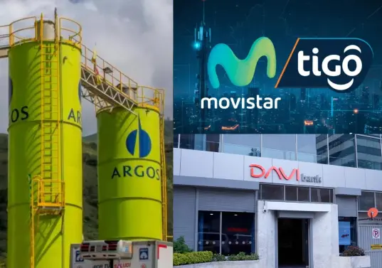 Estas transacciones no solo destacaron por su magnitud, sino que también respaldaron la dinámica de fusiones y adquisiciones (M&amp;A), consideradas un termómetro de la expansión empresarial y de los sectores que más capital atraen. Fotos: Cortesía, El Colombiano, Davivienda, IA