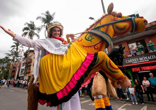 La Muestra Silletera es uno de los eventos más esperados. FOTO: EL COLOMBIANO