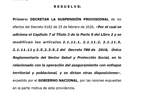 Consejo de Estado suspende decreto de Petro sobre traslado de afiliados a Nueva EPS. Foto: redes sociales