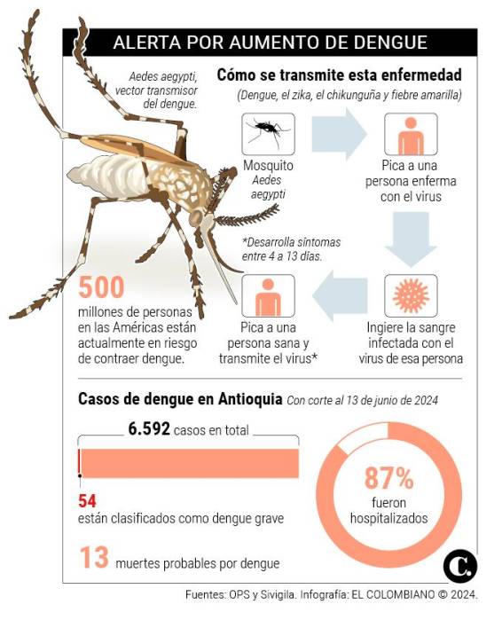 El Dengue Sigue Aumentando En Antioquia Van M S De Casos Y