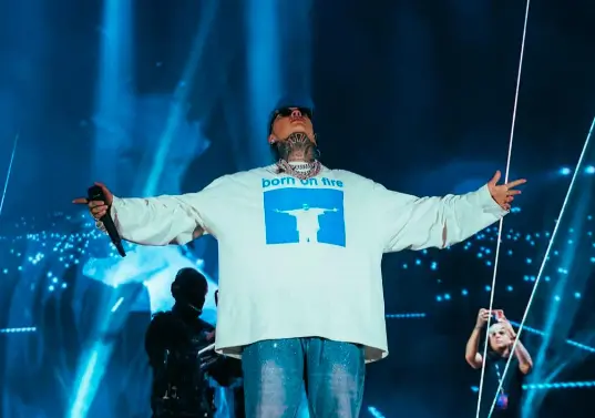 Blessd llevará su historia de Barrio Antioquia al escenario del Atanasio Girardot. FOTO: CORTESÍA