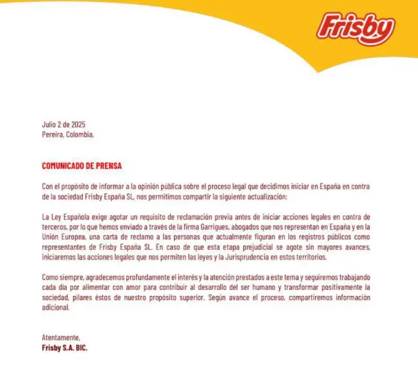 No solo es la marca: Frisby España venderá pollo con miel, arepas y ensaladas, como en Colombia