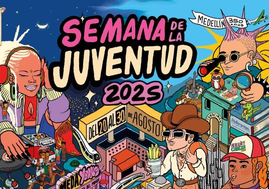 El MedaYoung Fest reunirá a 38 artistas nacionales e internacionales en el Parque Norte como cierre de la Semana de la Juventud 2025, con entrada libre para jóvenes de 14 a 28 años. FOTO cortesía