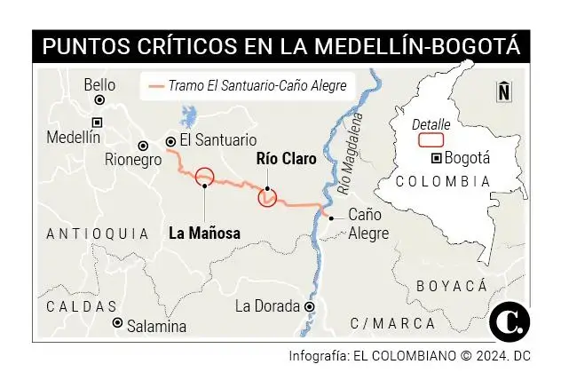 ¿Será verdad? Invías se comprometió a corregir mal estado de autopista a Bogotá entre El Santuario-Caño Alegre