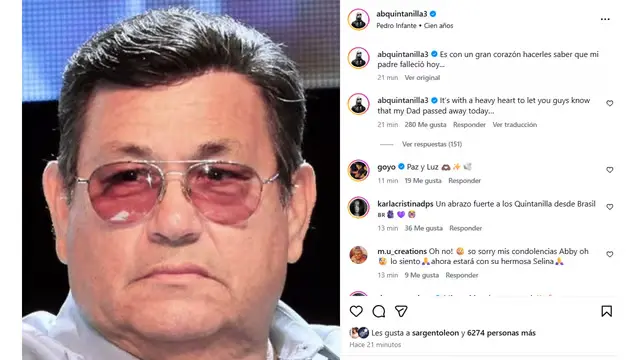 Murió Abraham Quintanilla, padre de Selena y figura clave del tex-mex