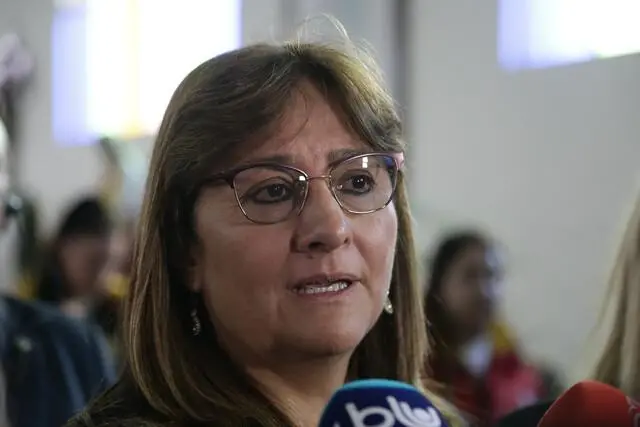 La ex ministra de Justicia, Ángela María Buitrago, habría sido testigo de las presiones de Zuleta que, al parecer, habrían influido en su renuncia. FOTO: Colprensa