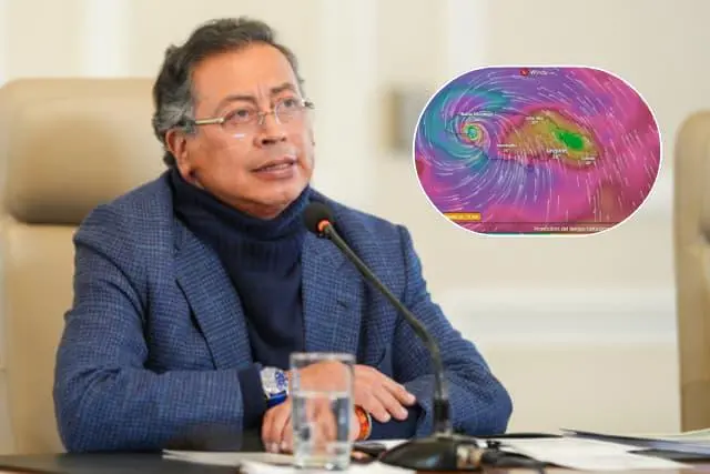 El presidente Gustavo Petro lanzó este martes declaraciones infundadas sobre los huracanes. FOTOS: Colprensa El presidente Gustavo Petro lanzó este martes declaraciones infundadas sobre los huracanes. FOTOS: Colprensa