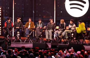 BTS agotó en dos horas las boletas de su primera preventa para los conciertos en Colombia. FOTO: Cortesía Spotify