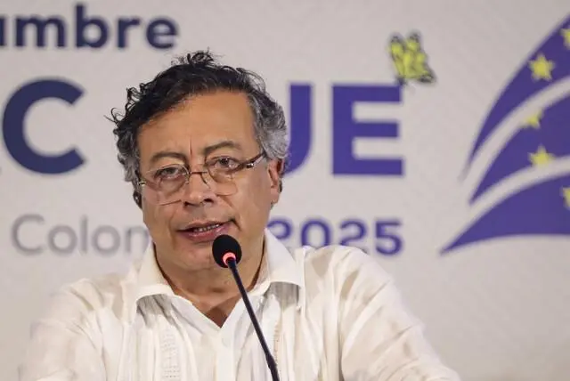 Gustavo Petro, presidente de Colombia, ha sido señalado por Donald Trump en varias ocasiones por su política antidrogas. FOTO: Colprensa.