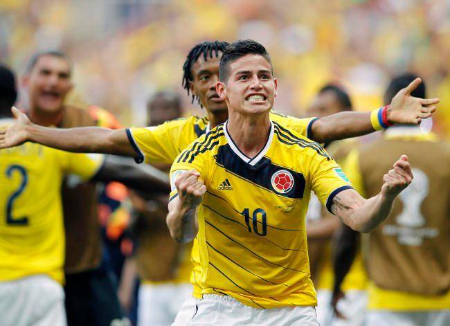 James Rodríguez fue el goleador del Mundial Brasil 2014 con seis tantos. Es el mayor logro individual que ha tenido un futbolista colombiano en una Copa del Mundo de mayores. FOTO: COLPRENSA