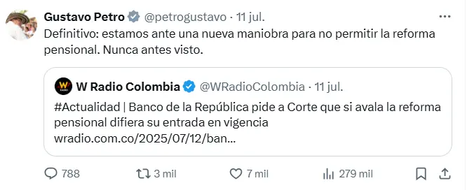 Reforma pensional: Petro denuncia trabas, pero Gobierno fue el que se demoró en firmar contrato clave para implementación
