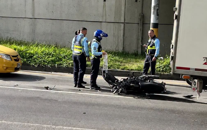 Imagen ilustrativa de un accidente de tránsito en Bello. Foto: Camilo Suárez