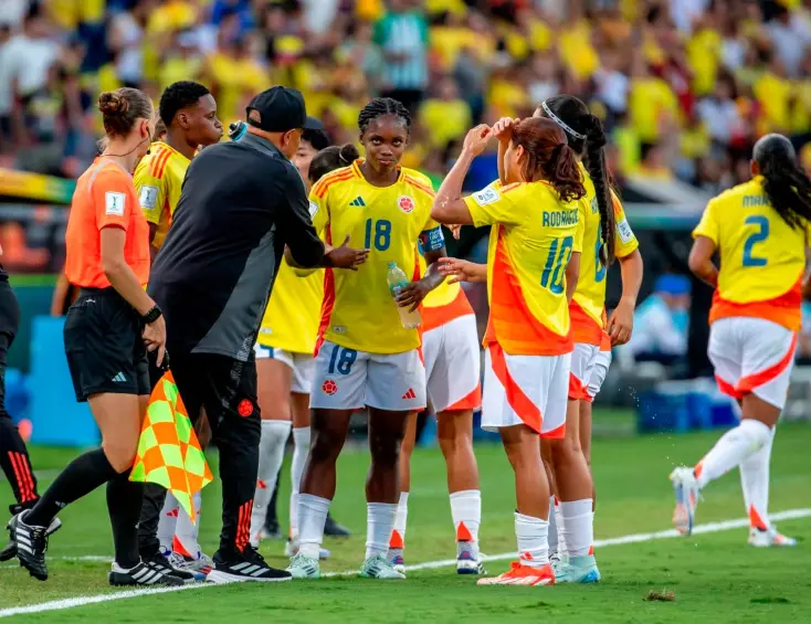 La selección nacional hace parte del “grupo de la muerte” debido a la presencia de las actuales campeonas (Brasil) y el buen juego de Paraguay. Foto: Juan Sánchez. 