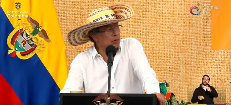 El presidente Gustavo Petro se pronunció al respecto de los recientes atentados en el país. Imagen: captura de pantalla.
