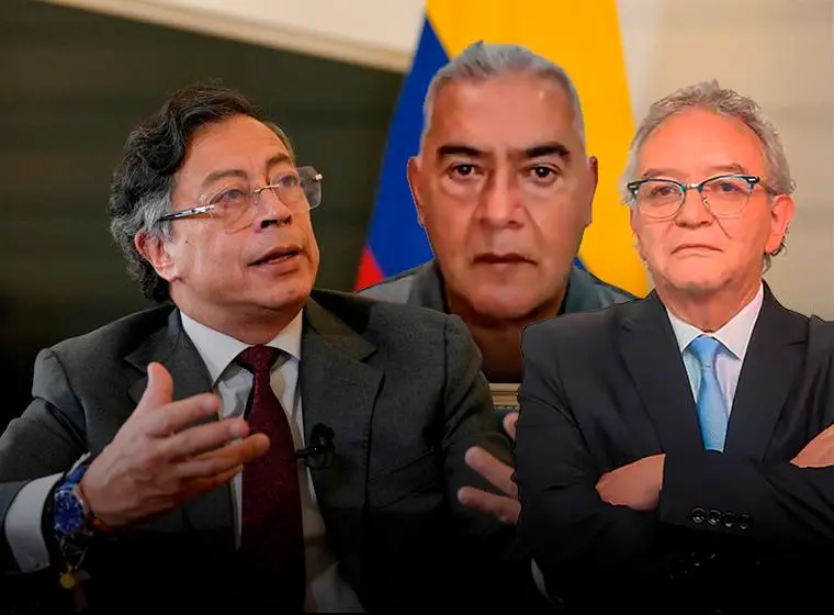 Lemus (arriba), uno de los hombres de confianza de Petro, se reunió con Luis Felipe Ramírez, el abogado de ‘Papá Pitufo’ (abajo). FOTO: Presidencia y Redes sociales