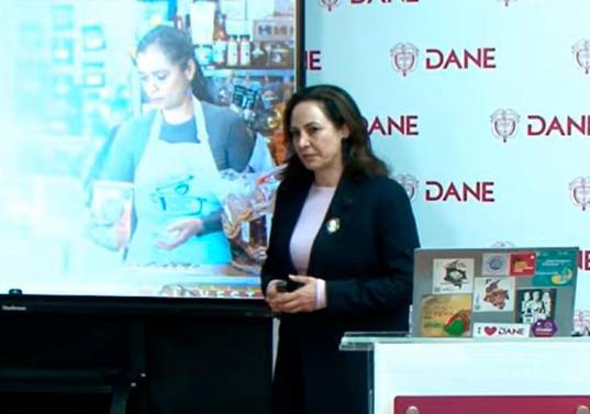 Piedad Urdinola, directora del Dane presentó los datos de inflación a noviembre de 2025. FOTO tomada de YouTube