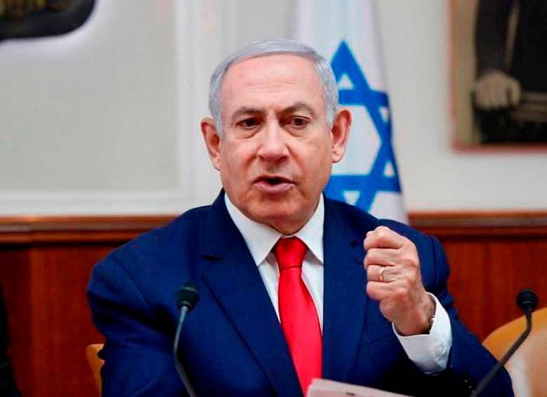 Benjamin Netanyahu, primer ministro de Israel, hizo una declaración en X (antes Twitter) tras el ataque de Irán. FOTO: AFP