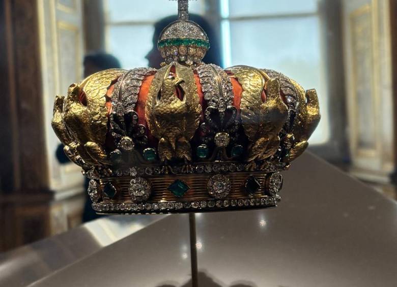 Corona de la emperatriz Eugenia, robada del museo. (Museo del Louvre)