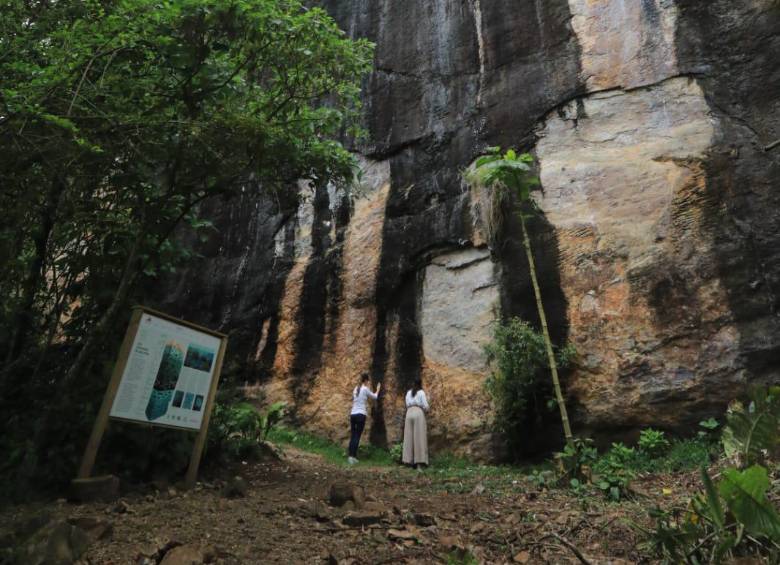 La enorme base de la montaña se convirtió en otro de los nuevos atractivos del espacio. FOTO: Esneyder Gutiérrez.