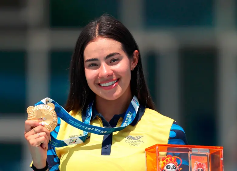 Gabriela Rueda, con 5 medallas, fue la más laureada. FOTO getty