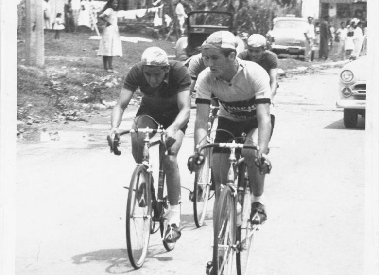 Esta imagen corresponde al año 1956 (septiembre), en la época brillante de Ramón Hoyos. FOTO Autor desconocido, Archivo El Colombiano