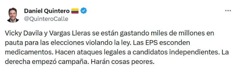 Daniel Quintero atacó a Sura y a las EPS, dejó en muletas al Hospital General de Medellín y ahora será superintendente de Salud