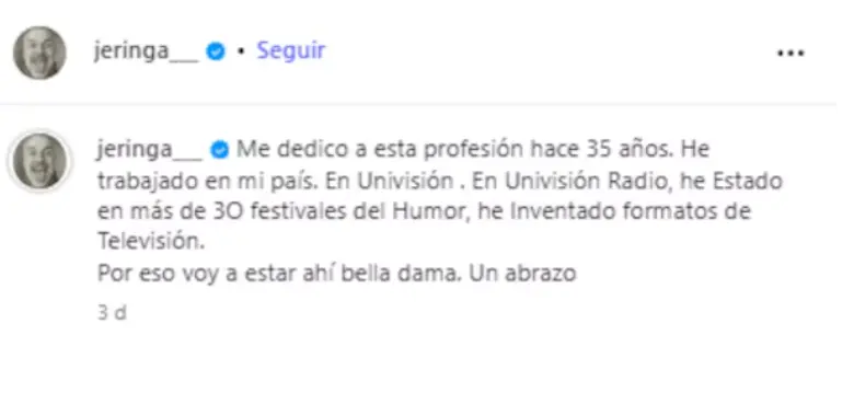 La historia del agarrón entre Johana Velandia y ‘Jeringa’ que terminó en la cancelación del humorista en show de comedia en Medellín