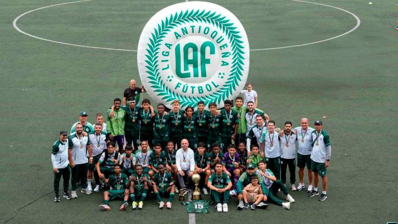 ¡Antioquia es campeón! Equipo Sub-13 de fútbol alcanzó título 127 de la región en torneos nacionales