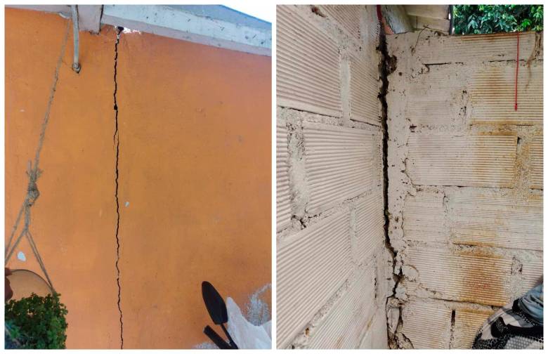 Fue más que un susto: sismos causaron daños en casas, escuelas y otras edificaciones de Uramita y Frontino, Antioquia