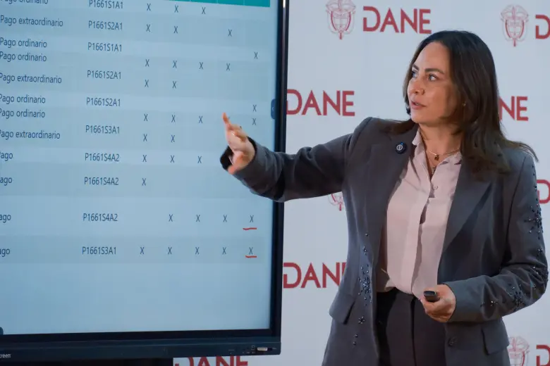 Piedad Urdinola, directora del Dane.