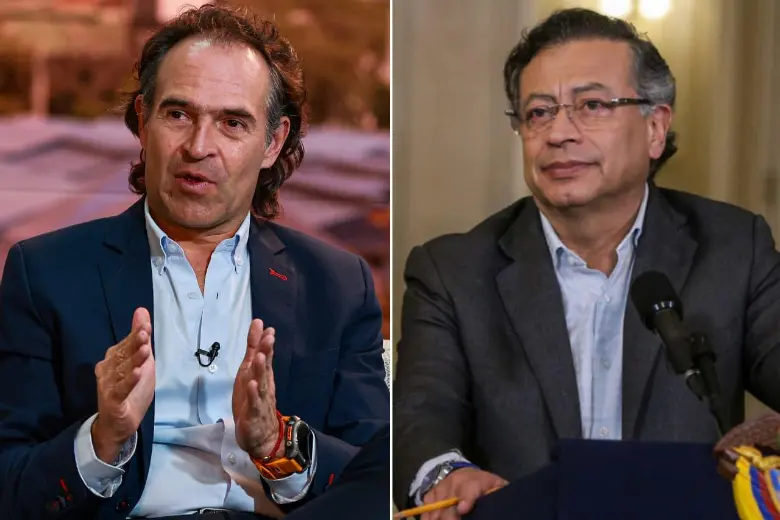 El rifirrafe entre Federico Gutiérrez y Gustavo Petro por un viaje a Estados Unidos. FOTOS: EL COLOMBIANO - Colprensa 