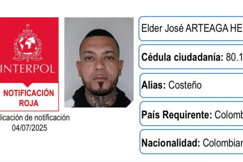 Elder Arteaga implicado en el atentado a Miguel Uribe. Foto: cortesía