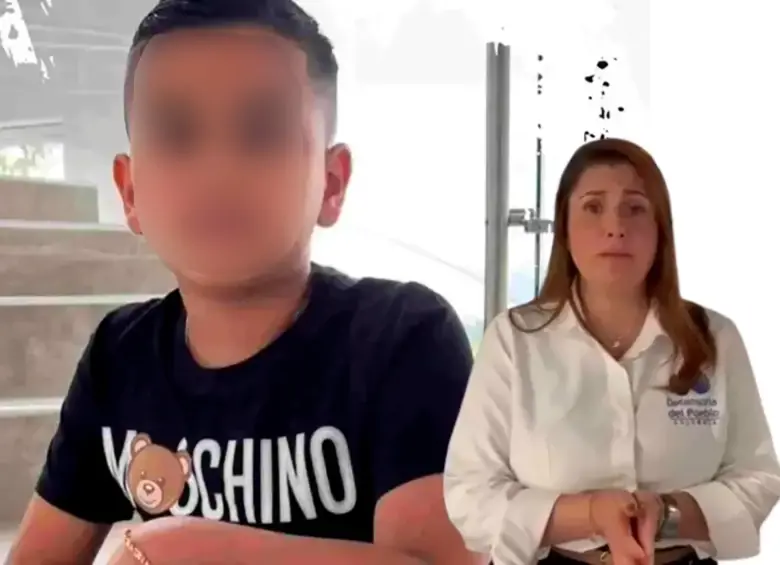 Lyan José estuvo secuestrado por un grupo armado ilegal en el Valle del Cauca. Foto: Captura de pantalla