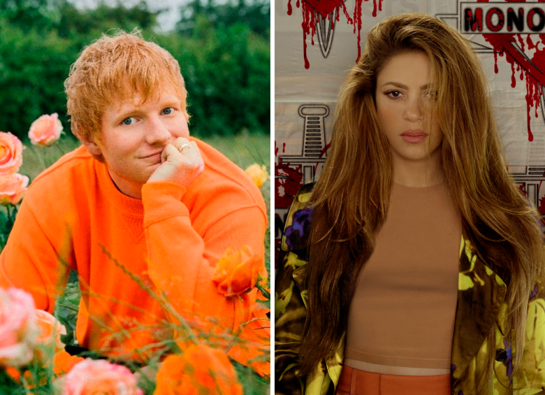 Ed Sheeran colaborará con Shakira y posiblemente con J Balvin. FOTOS Cortesía