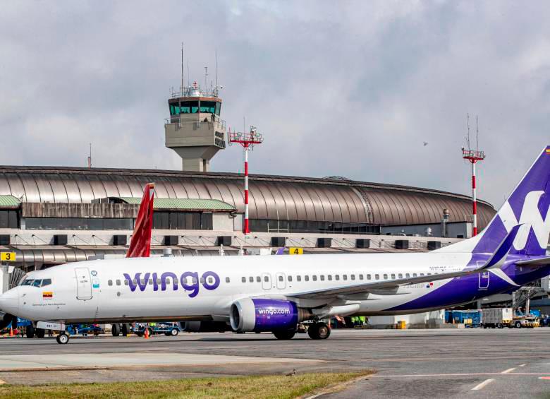 Solo dos aerolíneas colombianas tienen en su flota de aviones aeronaves fabricadas por Boeing: Avianca y Wingo. FOTO: JUAN ANTONIO SÁNCHEZ 