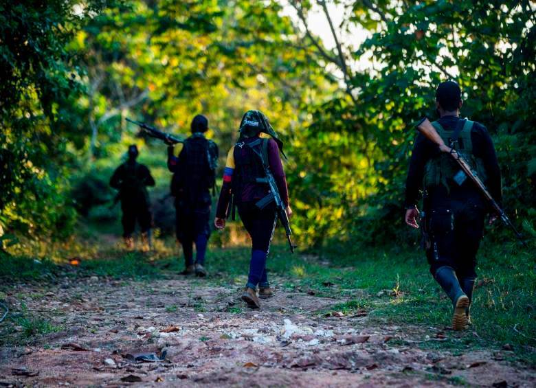 El hostigamiento contra la fuerza pública ocurrió en zona rural de Caldono (Cauca). FOTO JULIO CÉSAR HERRERA 