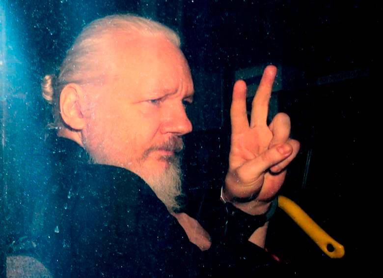 La justicia estadounidense reclama a Assange por la publicación desde 2010 de más de 700.000 documentos confidenciales sobre actividades militares y diplomáticas del país. FOTO: Getty