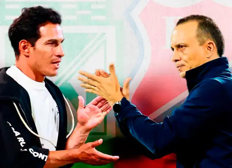 Este será el primer clásico que dirija el entrenador Diego Arias con Atlético Nacional, mientras que Alejandro Restrepo está al frente del Medellín desde agosto del 2024. Fotos: Manuel Saldarriaga Este será el primer clásico que dirija el entrenador Diego Arias con Atlético Nacional, mientras que Alejandro Restrepo está al frente del Medellín desde agosto del 2024. Fotos: Manuel Saldarriaga