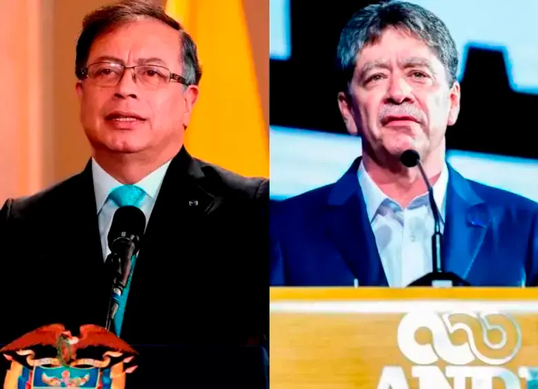 Gustavo Petro y Bruce Mac Master. FOTO EL COLOMBIANO.