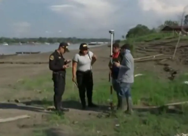 Las autoridades peruanas se encuentran reforzando su presencia en Santa Rosa, ubicada en la triple frontera amazónica, tras la disputa entre el Gobierno de Colombia y de Perú por la isla. FOTO: REDES SOCIALES