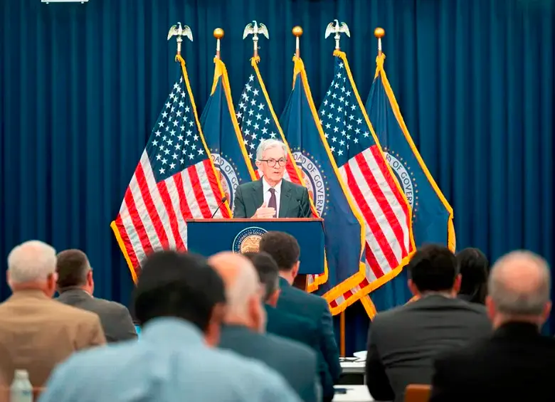 Jerome Powell, líder de la Fed. FOTO TOMADA DE X. 