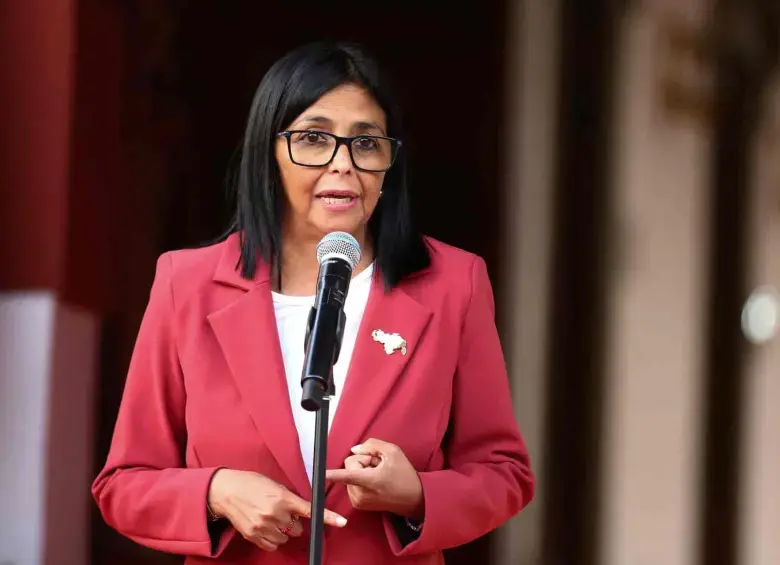 Delcy Rodríguez, presidenta encargada de Venezuela tras la captura de Maduro. FOTO: AFP