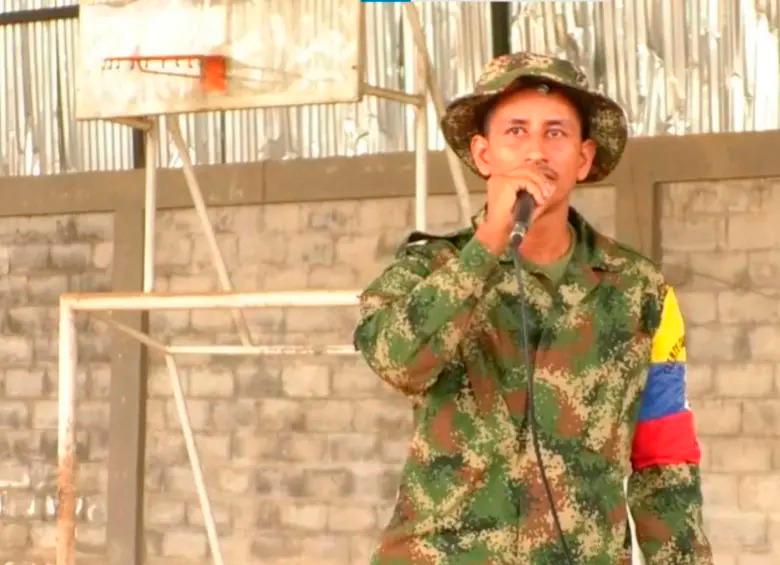 Alias Giovanni era uno de los cabecillas del Frente Carlos Patiño de las disidencias de las Farc en Cauca. FOTO CORTESÍA 